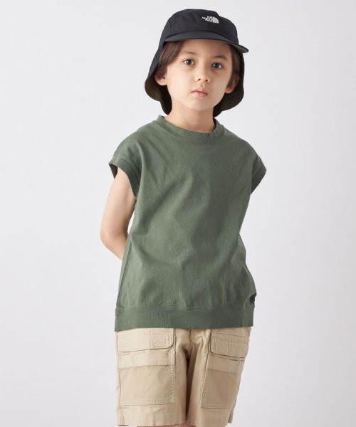 SHIPS any WOMEN(シップス　エニィ　ウィメン)/SHIPS any: ”COTTON USA” ノースリーブ クルーネック Tシャツ<KIDS>/img09