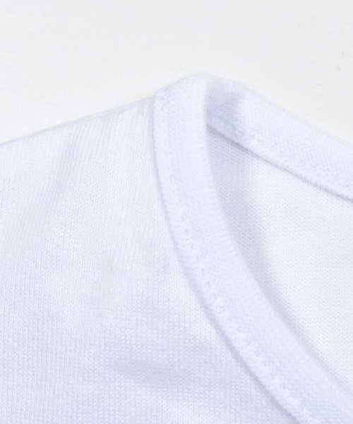 BeBe(ベベ)/トリコロールカラーライン入りロゴTシャツ(90~150cm)/img06