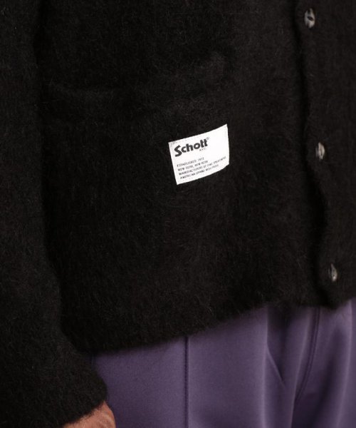 Schott(ショット)/MOHAIR CARDIGAN/モヘアニット カーディガン/img07