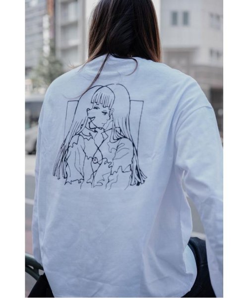 LHP(エルエイチピー)/gibous×LHP/ギボス×エルエイチピー/Twins girl long Tshirt/コラボロングスリーブTシャツ/img20