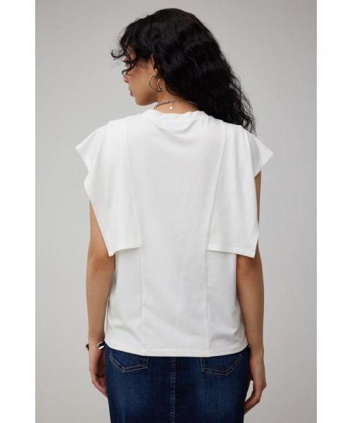 AZUL by moussy(アズールバイマウジー)/PANEL SLEEVE CUT TOPS/img06