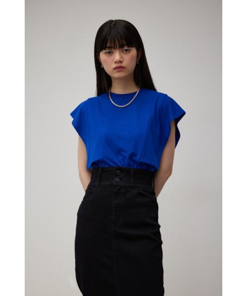 AZUL by moussy(アズールバイマウジー)/PANEL SLEEVE CUT TOPS/img19