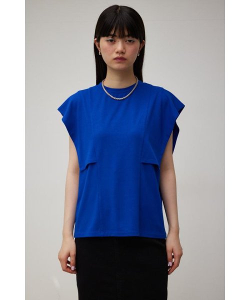 AZUL by moussy(アズールバイマウジー)/PANEL SLEEVE CUT TOPS/img22