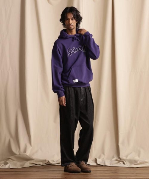 Schott(ショット)/HOODED SWEAT SHENEEL LOGO /シニールロゴ パーカー/img12