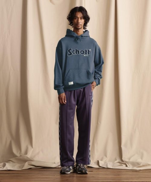 Schott(ショット)/HOODED SWEAT SHENEEL LOGO /シニールロゴ パーカー/img17