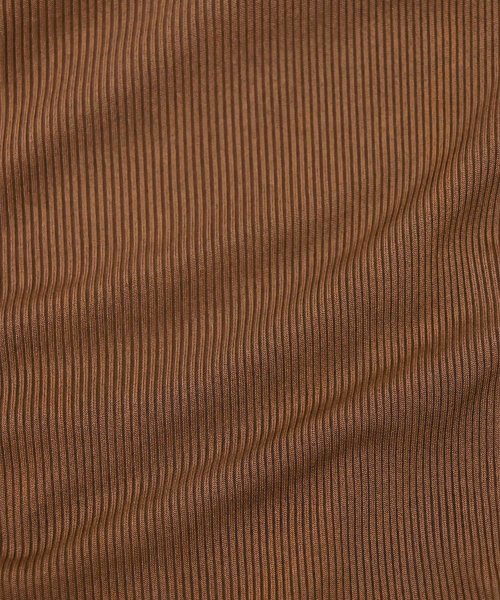 OSYAREVO(オシャレボ)/ロングスカート付き ハイネック リブ ビキニ 水着 セットアップ/img45