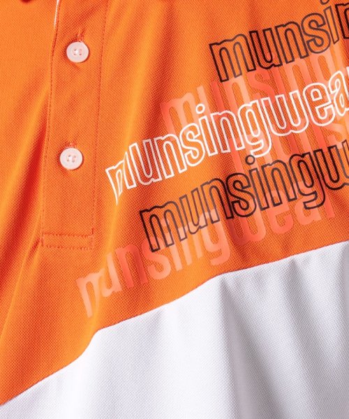 Munsingwear(マンシングウェア)/『ENVOY』SUNSCREEN鹿の子スポーティー切替テーラーカラーシャツ【アウトレット】/img12