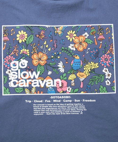 go slow caravan(ゴースローキャラバン)/【レディス】391936 USA/Cコンセプトカラースクエアロゴチュニック/img21