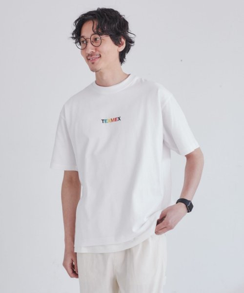 coen(coen)/common　good（コモングッド）別注TEXMEXロゴマルチカラー刺繍Tシャツ/img07
