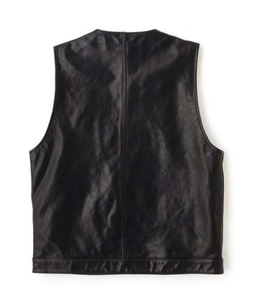 Schott(ショット)/GOAT LEATHER VEST/ゴートレザー ベスト/img08