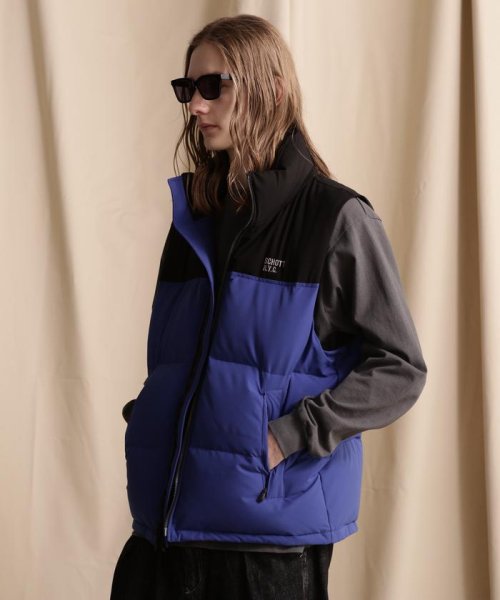 Schott(ショット)/2WAY 2TONE DOWN JACKET/2ウェイ ２トーン ダウンジャケット/img34