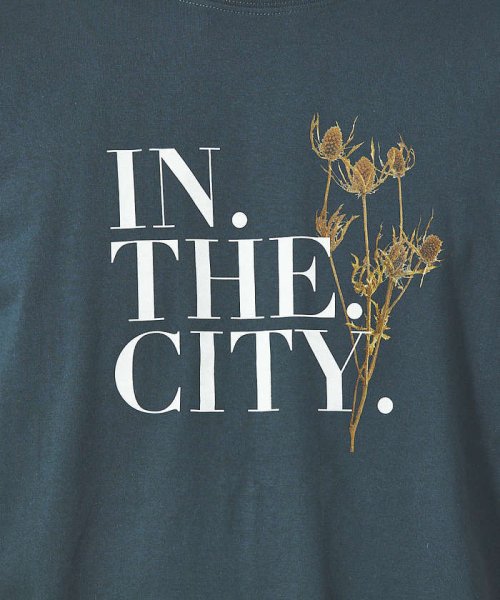 ABAHOUSE(ABAHOUSE)/【IN THE CITY】ドライフラワー 半袖 Tシャツ/img02