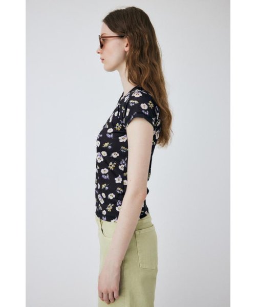 moussy(マウジー)/FLORAL PRINTED CUT OUT Tシャツ/img02