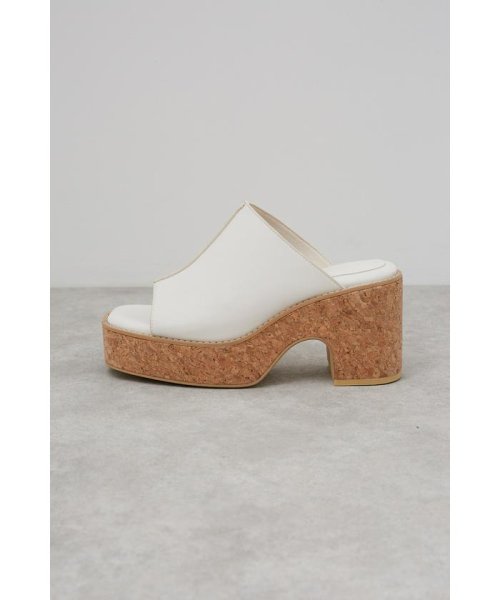 AZUL by moussy(アズールバイマウジー)/CENTER SEAM CORK WEDGE SANDALS/img01