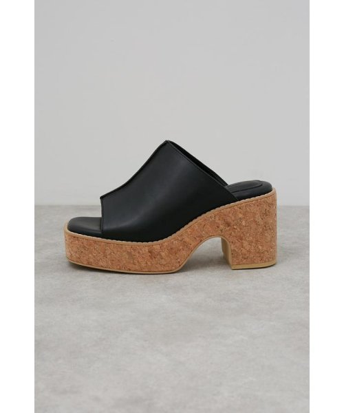 AZUL by moussy(アズールバイマウジー)/CENTER SEAM CORK WEDGE SANDALS/img11