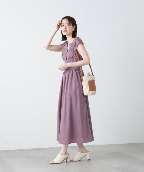 N Natural Beauty Basic(エヌナチュラルビューティベーシック)/Vネックギャザーワンピース《S Size Line》/img19