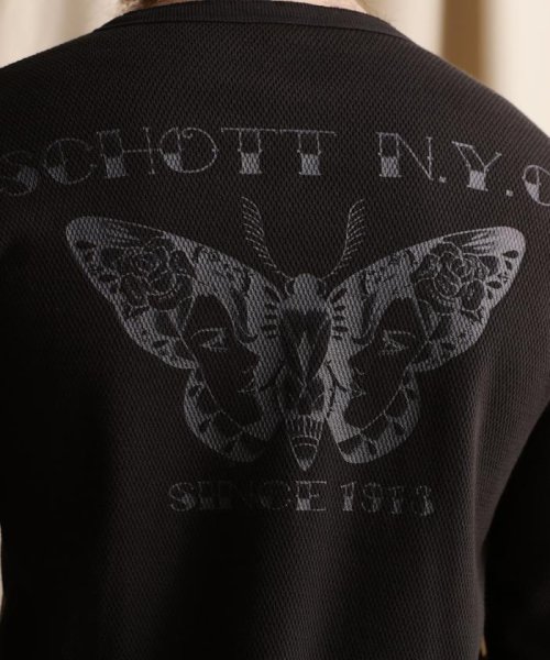 Schott(ショット)/HONEYCOMB WAFFLE T－SHIRT CHICANA/チカーナ ハニカムワッフルTシャツ/img08