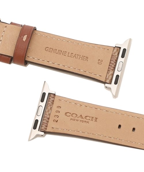 COACH(コーチ)/コーチ 時計用ベルト レディース アップルウォッチ 交換バンド 38mm 40mm 42mm対応 シグネチャー ピンク ブラウン COACH 14000096/img03