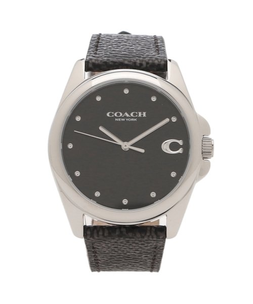 COACH(コーチ)/コーチ レディース 時計 36mm シグネチャー クォーツ ブラック ブラック COACH 14504112 キャンバス/img01