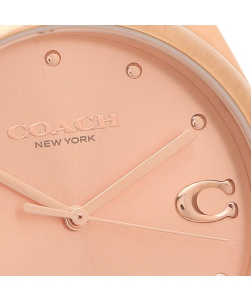 COACH(コーチ)/コーチ レディース 時計 36mm シグネチャー クォーツ ローズゴールド ベージュ COACH 14504113 キャンバス/img08