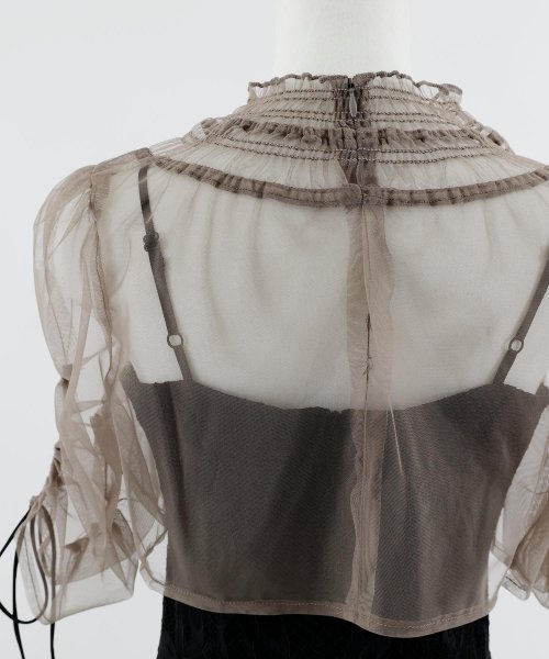 結婚式 ワンピース パーティードレス ボレロ キャミワンピ 2点セット レース チュール 羽織 ショート丈 リボン マーメイドスカート ロング丈 半袖 他と被ら 5cm NP 42cm 17cm 18cm