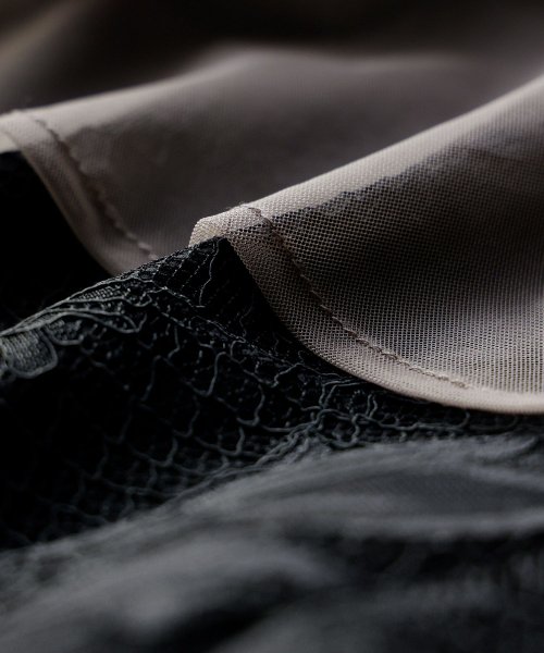 結婚式 ワンピース パーティードレス ボレロ キャミワンピ 2点セット レース チュール 羽織 ショート丈 リボン マーメイドスカート ロング丈 半袖 他と被ら 5cm NP 42cm 17cm 18cm