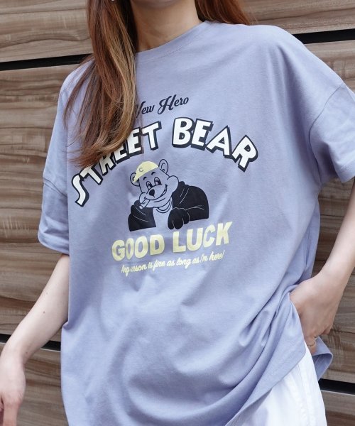 LOWYBYCORNERS(コーナーズ)/STREET BEARプリントTシャツ/img03