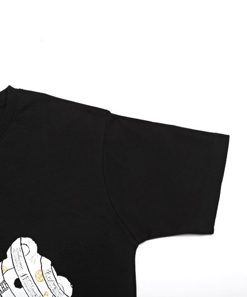LUXSTYLE(ラグスタイル)/Hollywood rich.&(ハリウッドリッチ)キルザパンクベアプリントTシャツ/Tシャツ メンズ 半袖 プリント テディベア パンク ロゴ 刺繍/img14