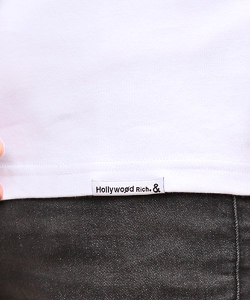 LUXSTYLE(ラグスタイル)/Hollywood rich.&(ハリウッドリッチ)パンクベアフォトプリントTシャツ/Tシャツ メンズ 半袖 プリント パンク ロゴ/img09