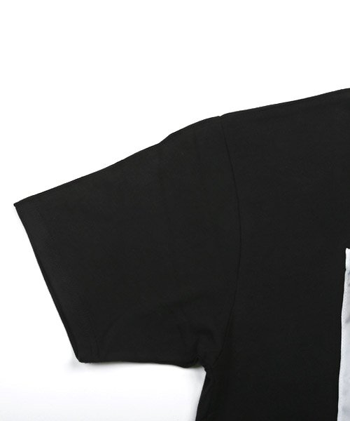 LUXSTYLE(ラグスタイル)/ガールズフォト転写エンボスTシャツ/Tシャツ メンズ 半袖 ガールズ フォト プリント エンボス ロゴ ホログラム オーロラ/img13