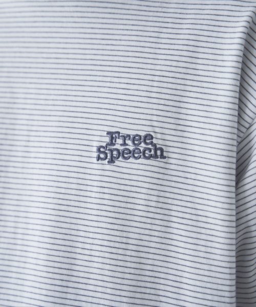 coen(coen)/Free　Speech（フリースピーチ）別注ボーダーTシャツ/img03