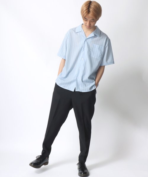 SITRY(SITRY)/【SITRY】Drape Open Collar Shirt/ドレープ オープンカラー 半袖シャツ/メンズ シャツ トップス きれいめ カジュアル/img26