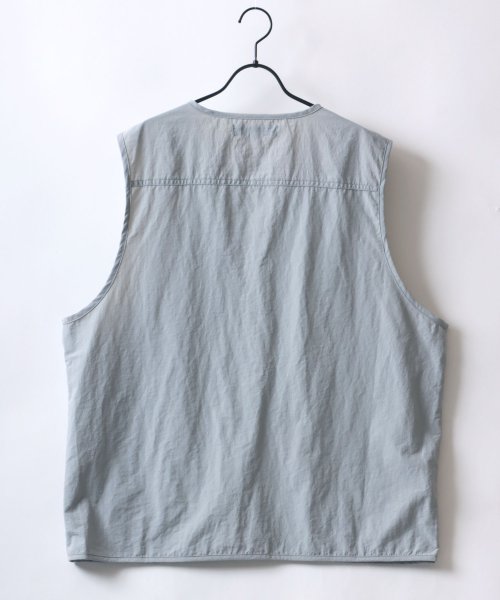 LAZAR(ラザル)/【Lazar】Oversize Nylon Fishing Vest/オーバーサイズ ナイロン フィッシングベスト/img05