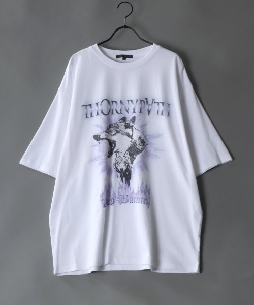 SITRY(SITRY)/【SITRY】Big silhouette American vintage print T－shirt/アメリカン ヴィンテージプリント Tシャツ/img11