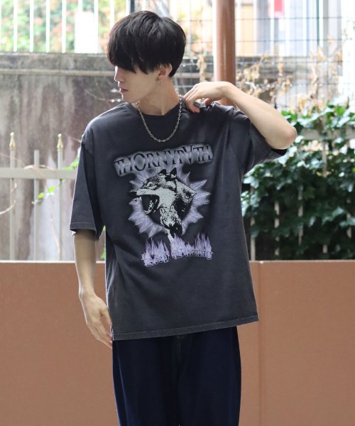 SITRY(SITRY)/【SITRY】Big silhouette American vintage print T－shirt/アメリカン ヴィンテージプリント Tシャツ/img15