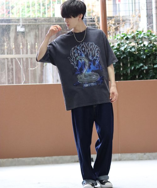 SITRY(SITRY)/【SITRY】Big silhouette American vintage print T－shirt/アメリカン ヴィンテージプリント Tシャツ/img46