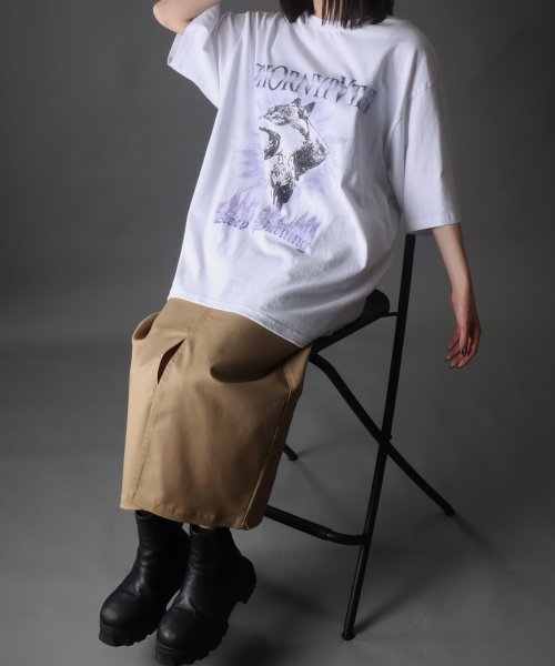 SITRY(SITRY)/【SITRY】Big silhouette American vintage print T－shirt/アメリカン ヴィンテージプリント Tシャツ/img66