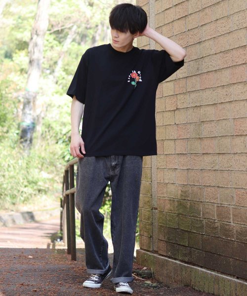 SITRY(SITRY)/【SITRY】oversize foam print T－shirt/オーバーサイズ 発泡プリントTシャツ/メンズ  レディース Tシャツ 半袖 カジュアル/img46