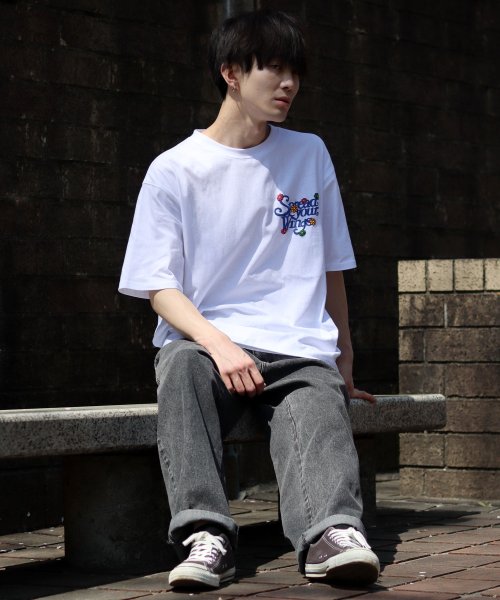 SITRY(SITRY)/【SITRY】oversize foam print T－shirt/オーバーサイズ 発泡プリントTシャツ/メンズ  レディース Tシャツ 半袖 カジュアル/img53