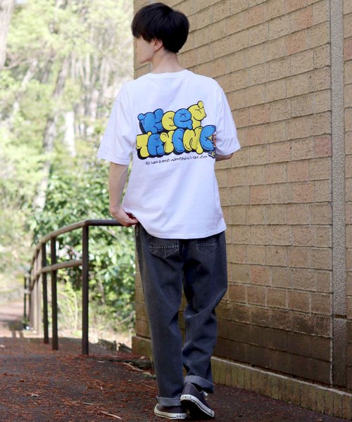 SITRY(SITRY)/【SITRY】oversize foam print T－shirt/オーバーサイズ 発泡プリントTシャツ/メンズ  レディース Tシャツ 半袖 カジュアル/img64