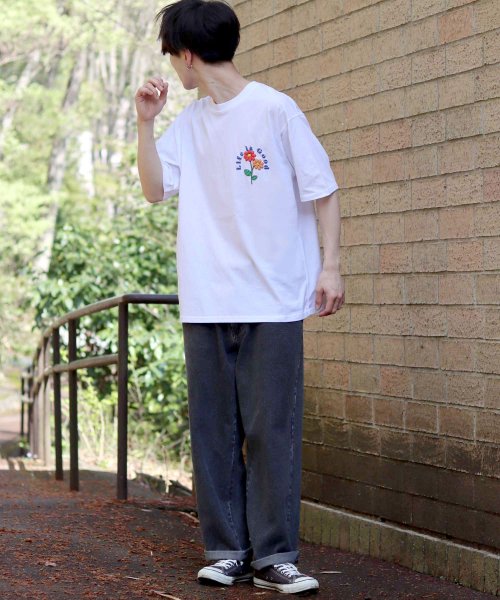 SITRY(SITRY)/【SITRY】oversize foam print T－shirt/オーバーサイズ 発泡プリントTシャツ/メンズ  レディース Tシャツ 半袖 カジュアル/img67