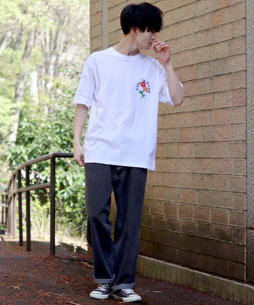 SITRY(SITRY)/【SITRY】oversize foam print T－shirt/オーバーサイズ 発泡プリントTシャツ/メンズ  レディース Tシャツ 半袖 カジュアル/img68