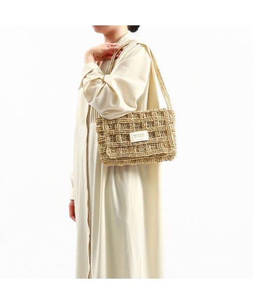 beautiful people(ビューティフルピープル)/ビューティフルピープル beautiful people abaca knitting compact shoulder bag 611951/img01