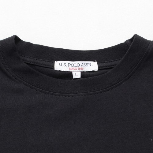 SB Select(エスビーセレクト)/U.S. POLO ASSN. ワンポイントロゴ刺繍クルーネック半袖ビッグTシャツ ブランド/img09