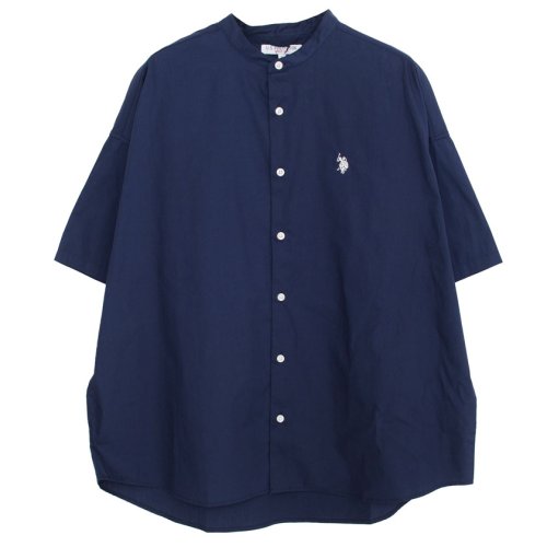 SB Select(エスビーセレクト)/U.S. POLO ASSN. ワンポイントロゴバンドカラー半袖シャツ ブランド/img14