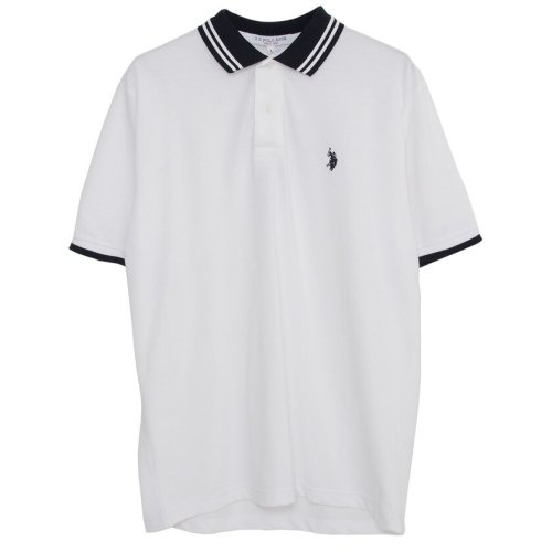 SB Select(エスビーセレクト)/U.S. POLO ASSN. ワンポイントロゴリブライン半袖ポロシャツ ブランド/img17