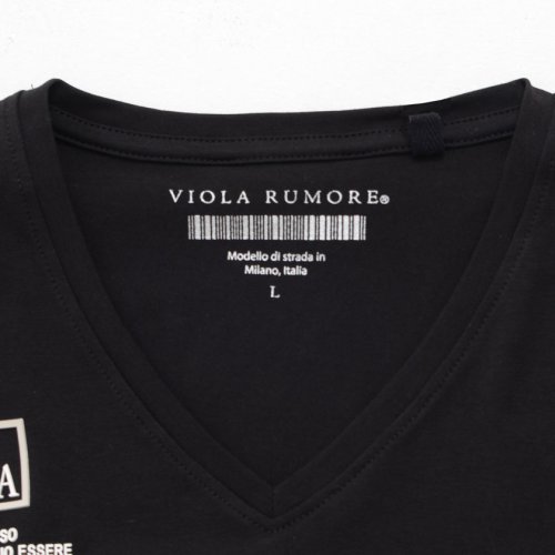 VIOLA(ヴィオラ)/VIOLA プリントVネック半袖Tシャツ/img08