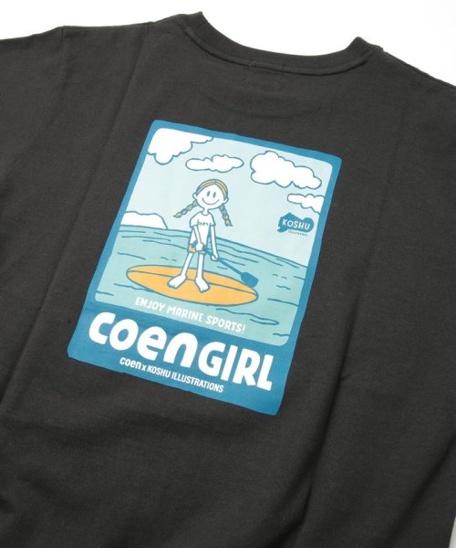 coen(coen)/KOSHU×COENコラボサマーガールプリントTシャツ/img36