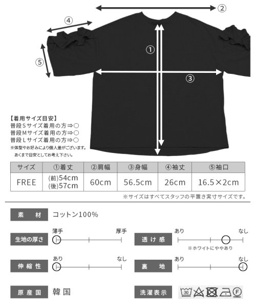 reca(レカ)/袖フリルTシャツ(220209)/img21