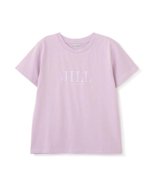 JILL by JILL STUART(ジル バイ ジル スチュアート)/シシュウロゴTシャツ　WEB限定カラー：バイカラー　ラベンダー/img50